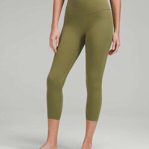 lululemon Align™ High-Rise Crop 23" Bronze Green, Size 14
